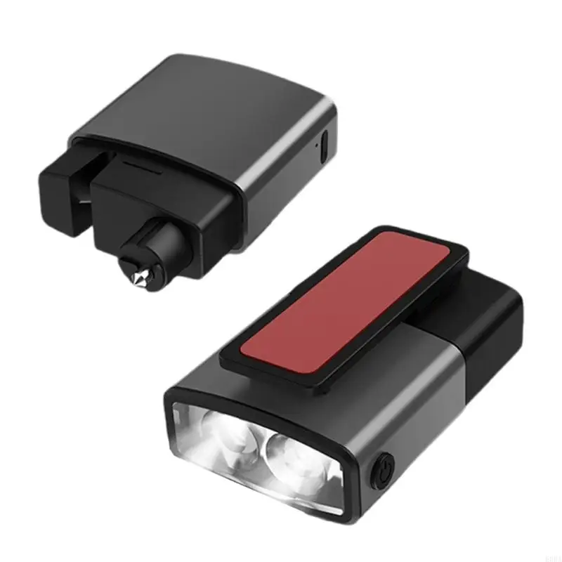 Palu Pengaman Auto Escape Glass Window Breaker Belt Cutter Dengan Lampu LED