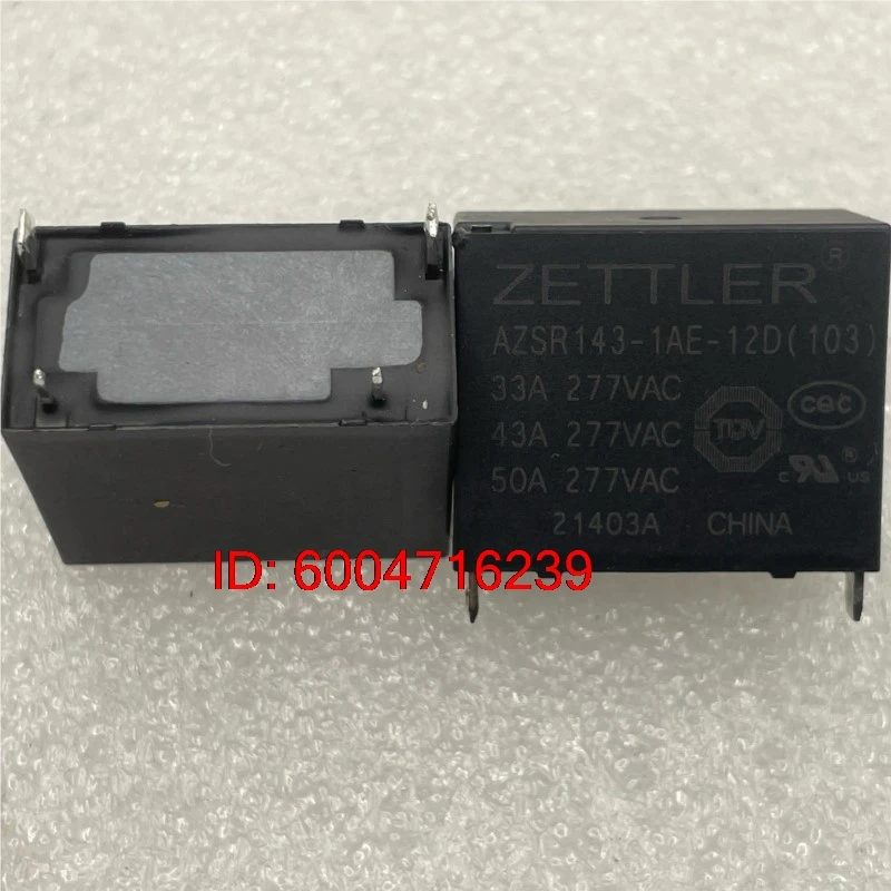 5PCS New original AZSR143-1AE-12D 50A 12VDC micro power relay