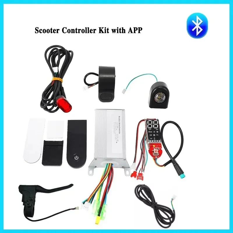 

LENZOD 36V 350W Controller Set with App Bluetooth Board Accelerator Headlight Taillight for Xiaomi Public Version DIAMA FOSTON