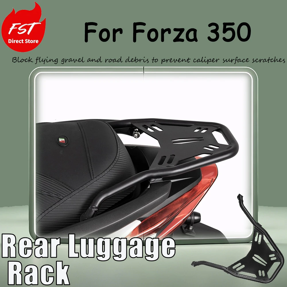 For Forza 350 special modification accessory motorcycle stainless steel rear tail rack non-destructive installation