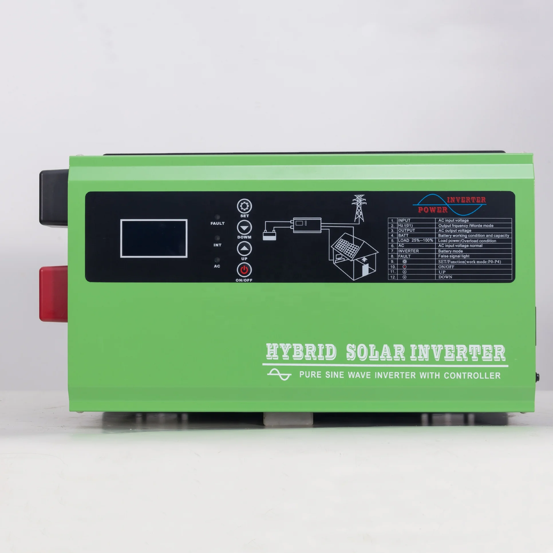 Off Grid Pure Sine Wave Wind Power 2KW 5KW 8KW 10KW 12KW Inverter for Wind Turbine Generator