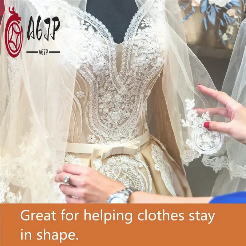 

A67P-White Spring Steel Boning Corset Boning Stays Boning For Sewing Corset Crafts Making, 1/4Inch Width