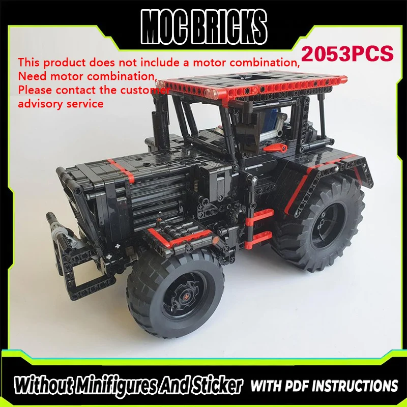 

Конструктор City Car Model MOC: Трактор с 4-скоростной полу-модульной технологией. Подарочный набор для детей.