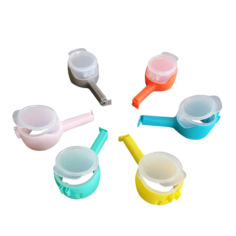 อาหารรักษากระเป๋าปิดคลิป Oat Dispense Spout ถุงขนมขบเคี้ยวคลิป Moisture Seal คลิปสดซีล Clamp อุปกรณ์ทำครัว