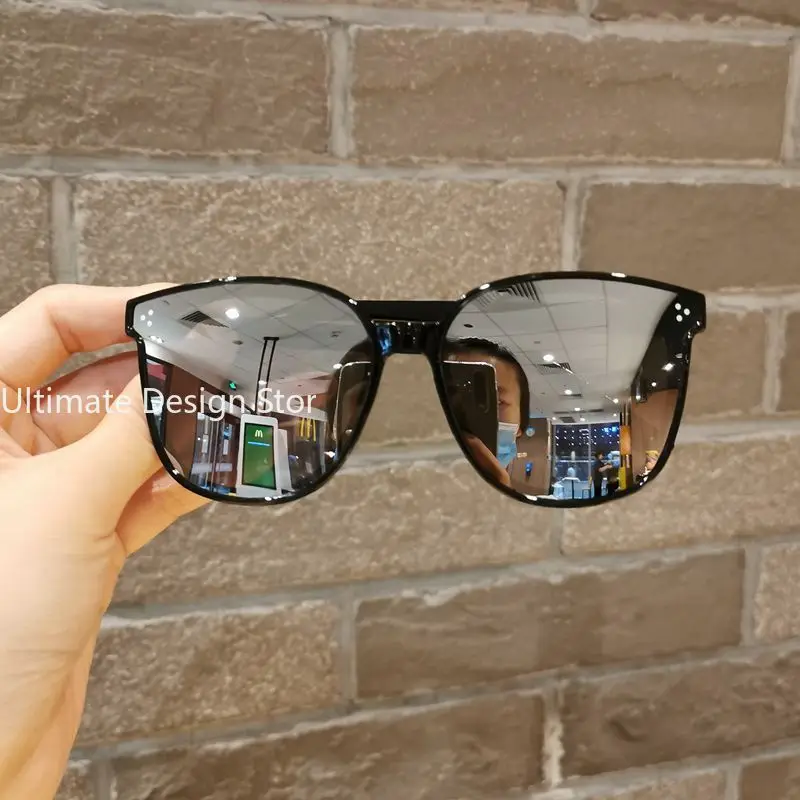 New Children Shape Round Sunglasses Girl Boy Shiny coating Double Color Vintage Sunglasses UV Protection Glasses Child Goggles image 6