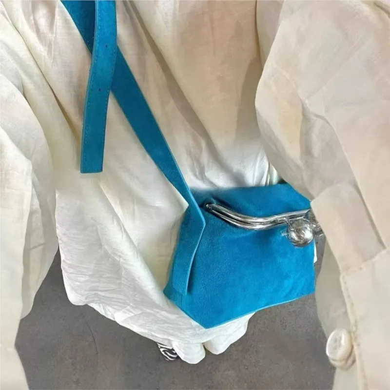 JIAERDI Korean Retro Sky Blue Shoulder Bag Women Small Capacity Mini Crossbody Bags Ladies Cute Harajuku Wallet Purse Chic 2025