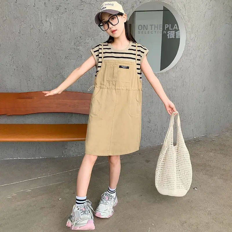 Matching Brother and Sister Clothes Fashion Korean Style Baby Girls One Piece Dress Child Boys T Shirts + Shorts Two Piece Sets