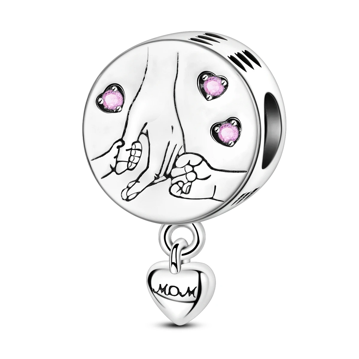 

Mother Day 925 Sterling Silver Charm Bead Forever Love Fit Bracelet Pendant Diy Female Jewelry Gift