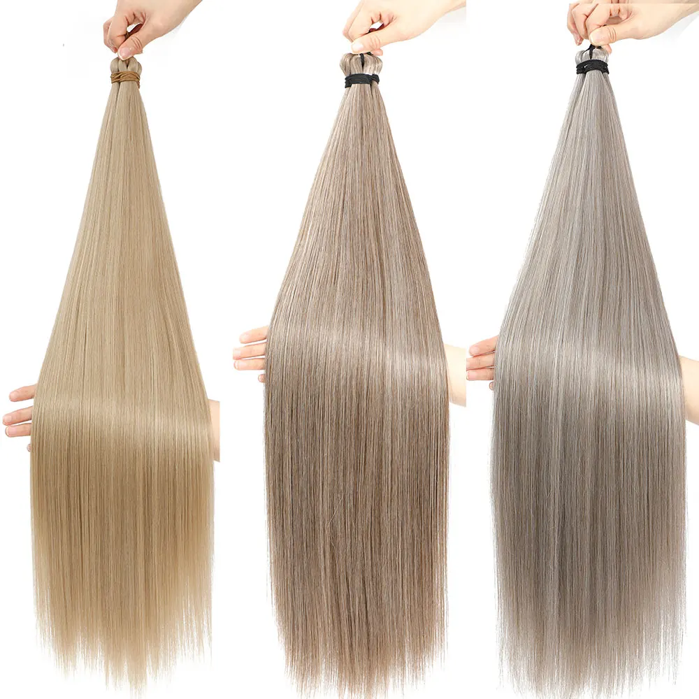 Straight Pony Hair Bundles Crochet Braids Hair Synthetic Braiding Hair Soft Crochet Hair Extensions