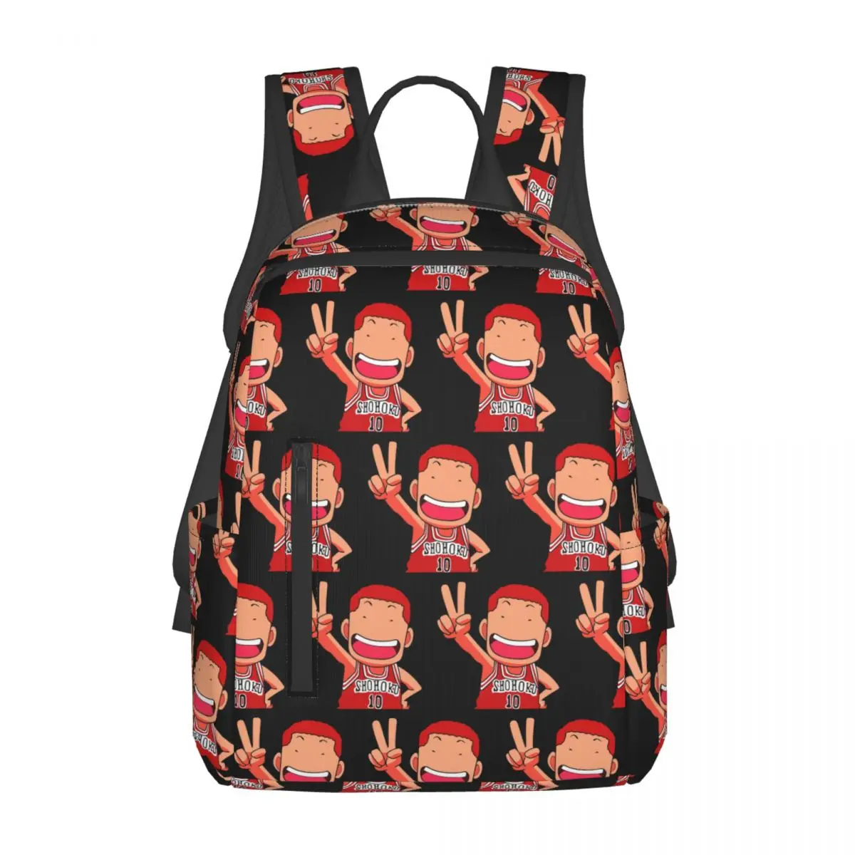 

Sakuragi Hanamichi Chibi Peeker Slam Dunk Backpack Daypack Large Capacity BookBag School Bag Shoulder Bags for Men Women