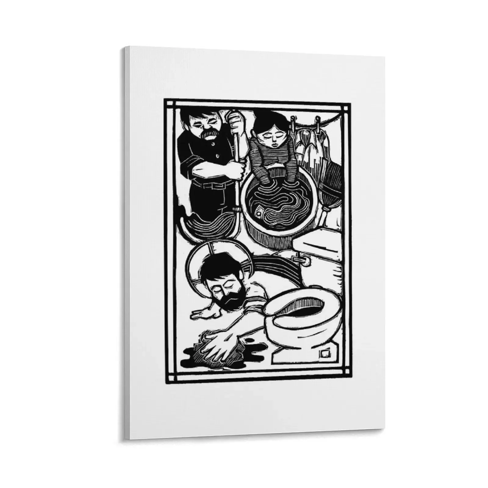 

Domestic Duties print Canvas Painting home decorations room decorations for men nordic home decor bedroom decoration