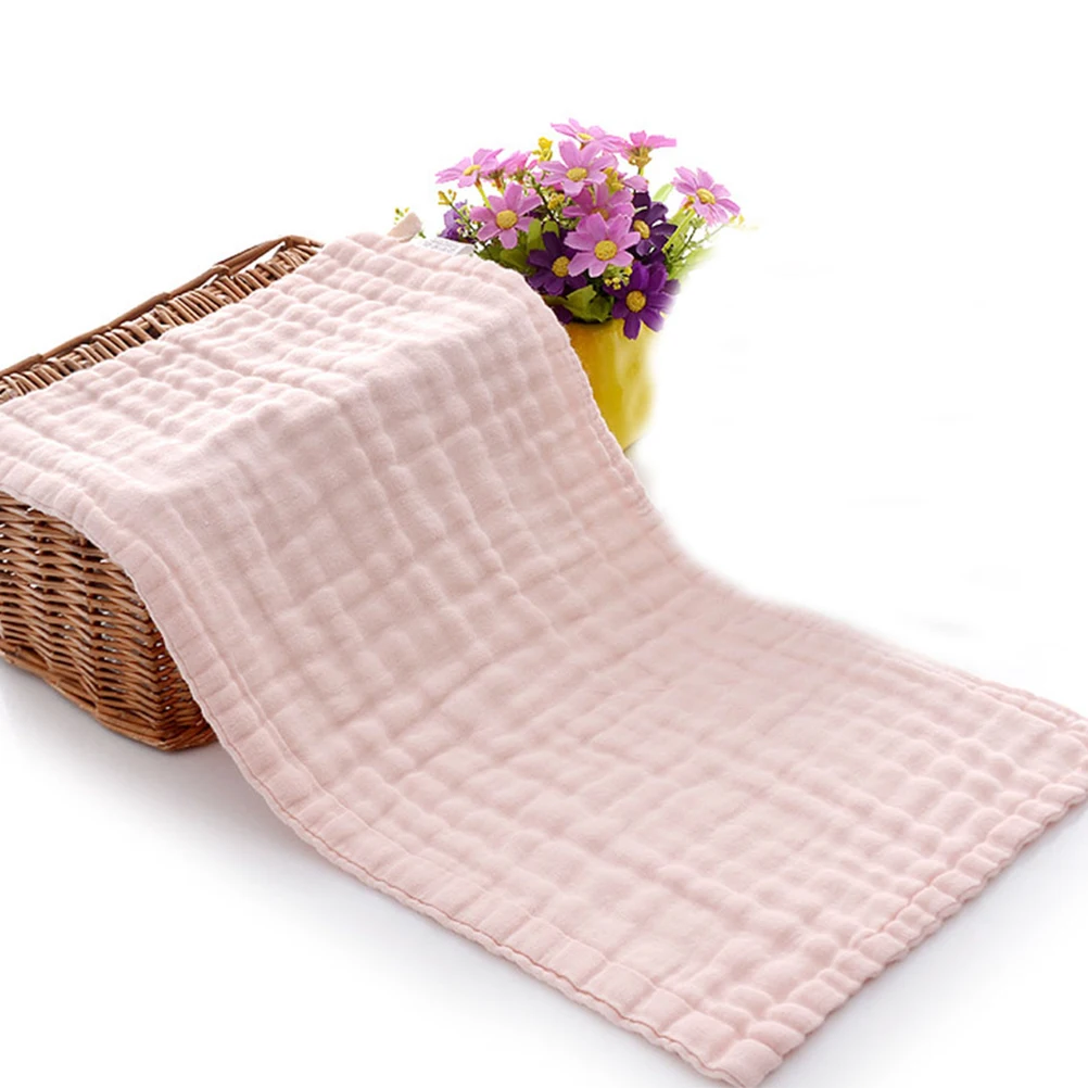 

3 Pcs Ultra Soft Muslin Baby Washcloths Newborn Bath Towels Wiping Sweat Drool Burp Cloths Face Towels For Sensitive Skin