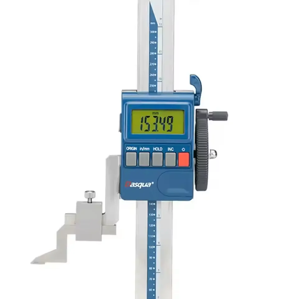 Dasqua 0-600mm 0-24'' IP65 Water Proof Heavy  Digital Height Gauge 0.001mm/0.00005