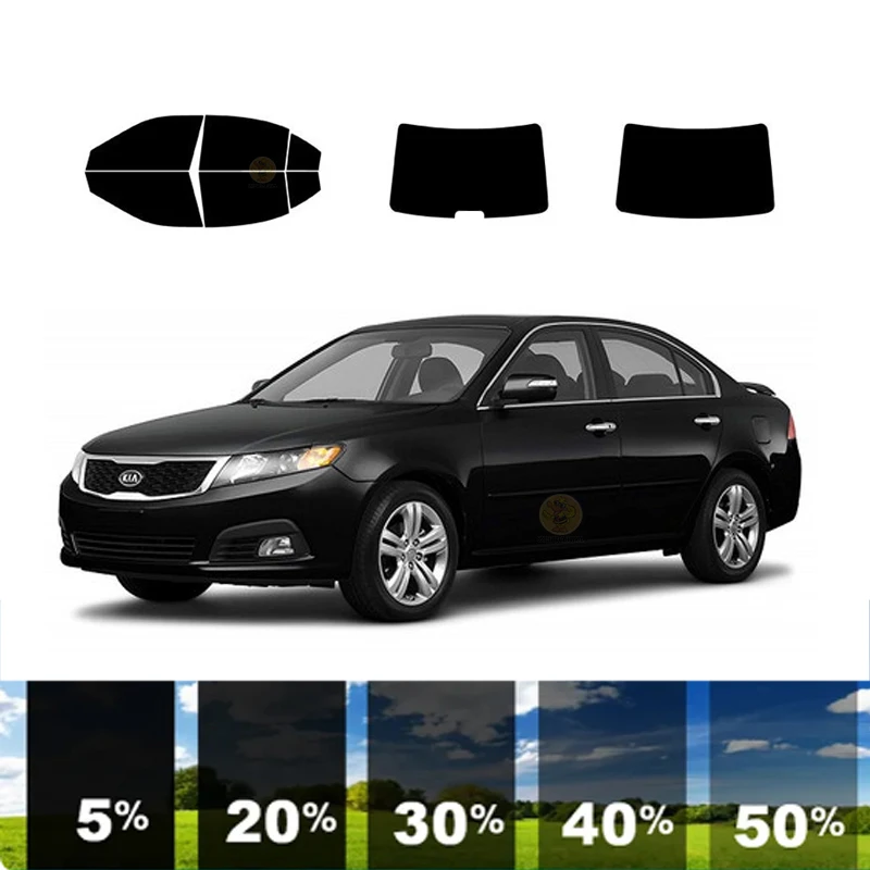 

precut Removable Window Tint Film For Car 100% UVR 5%-70%VLT Heat Insulation Carbon ﻿For KIA OPTIMA 4 DR SEDAN 2007-2010