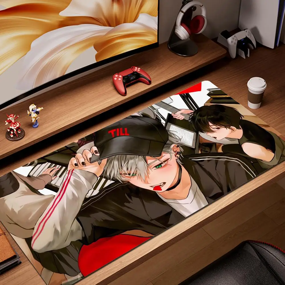 

900x400mm HD Print Anime Mousepad Alien Stage Extended Desk Mat Laptop PC Keyboard Mat Gaming Accessories Student Writing pad