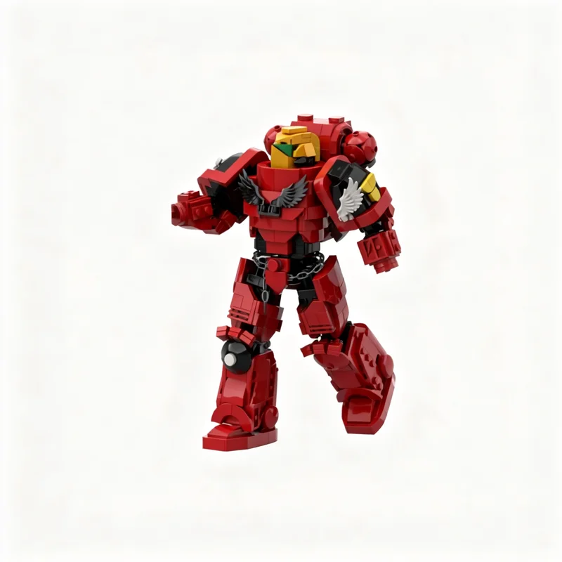 917pcs MOC Marine Blood Angels Intercessor Space Model Building Blocks Construction Christmas Gifts Toy Creative DIY Idea Kids