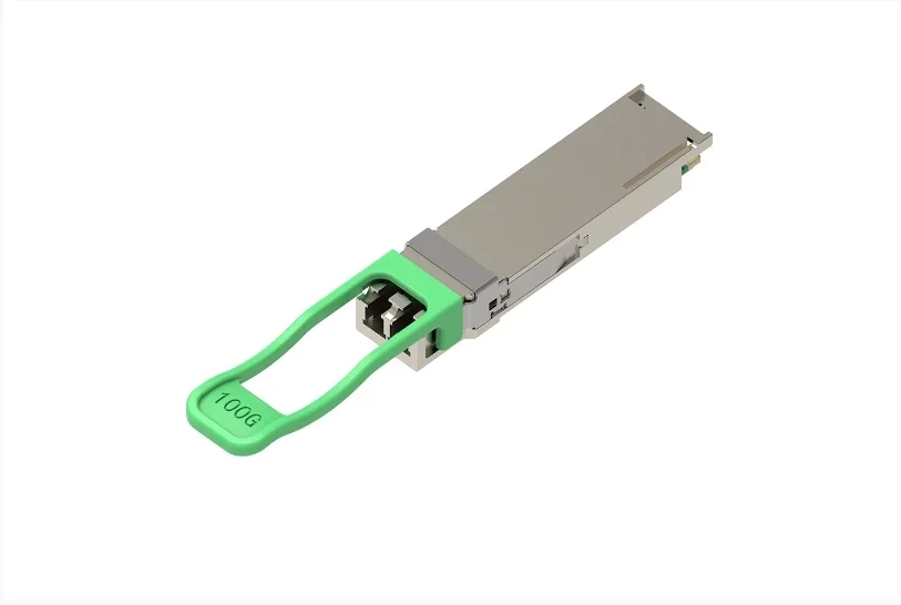 Moduli ricetrasmettitori CWDM4 in fibra monomodale 100G QSFP28 di alta qualità con una portata di 103,125 Gb/s.