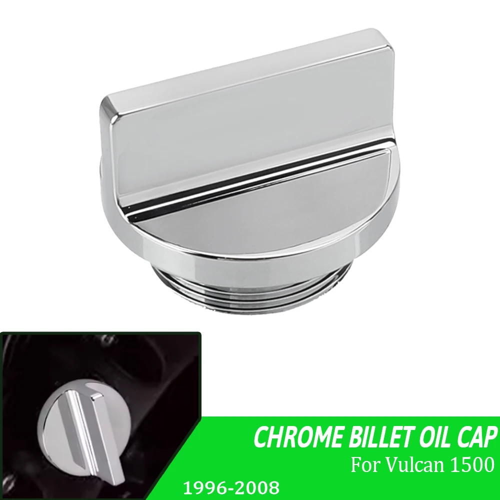 

For Kawasaki Ninja Series Voyager XII ZG1200 W800 W650 Z Series ZRX1200 ZZR Series Chrome Billet Oil Filler Cap Oil Cap Cover