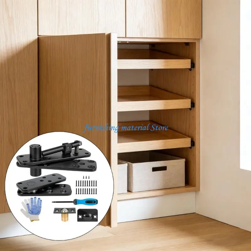 Y5GD Strong 360 Degree turn Concealed Entry Hardware Set For Wooden And Aluminum Structure Entrances With 570Lbs Capacity