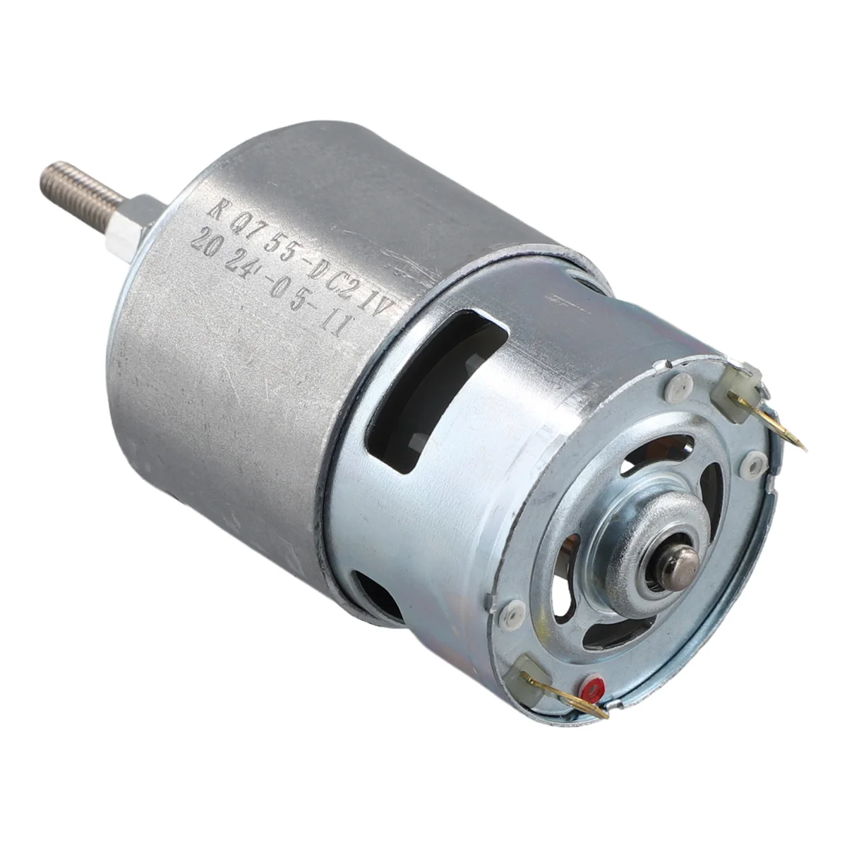 ABQR 755 DC Motor for Weed Trimmer 21V Grass Cutter Motor with Long Shaft for Efficient Weed Cutting and Trimming