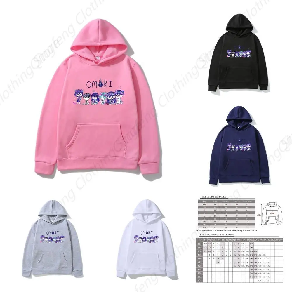 

New Anime Cartoon Graphic Print Hoodie Women/Men Hip Hop Harajuku Sweatshirt Hooded Sweater