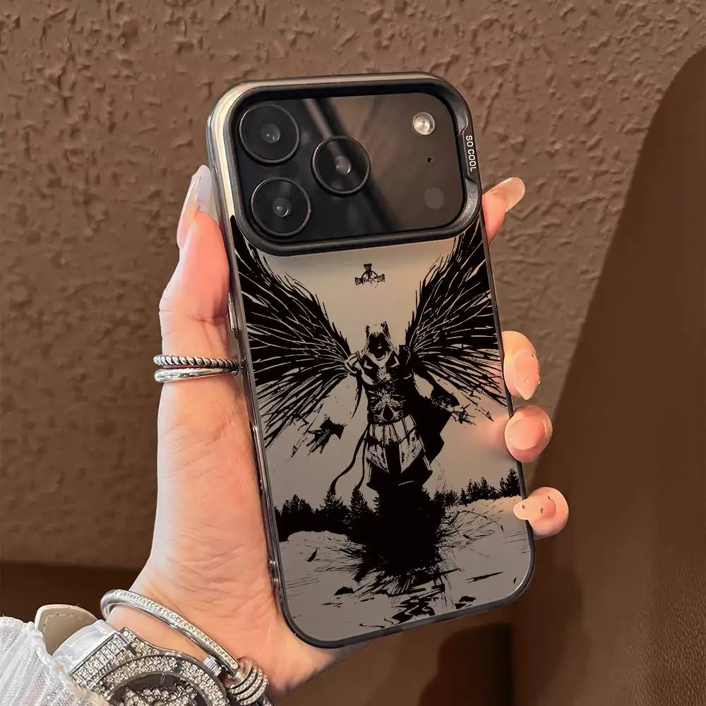 حافظة هاتف A-Assassins-Game-Creeds لهاتف آيفون 17 16 15 14 13 12 11 Pro Max Air متعدد الألوان ليزر غير لامع أورورا فوندا