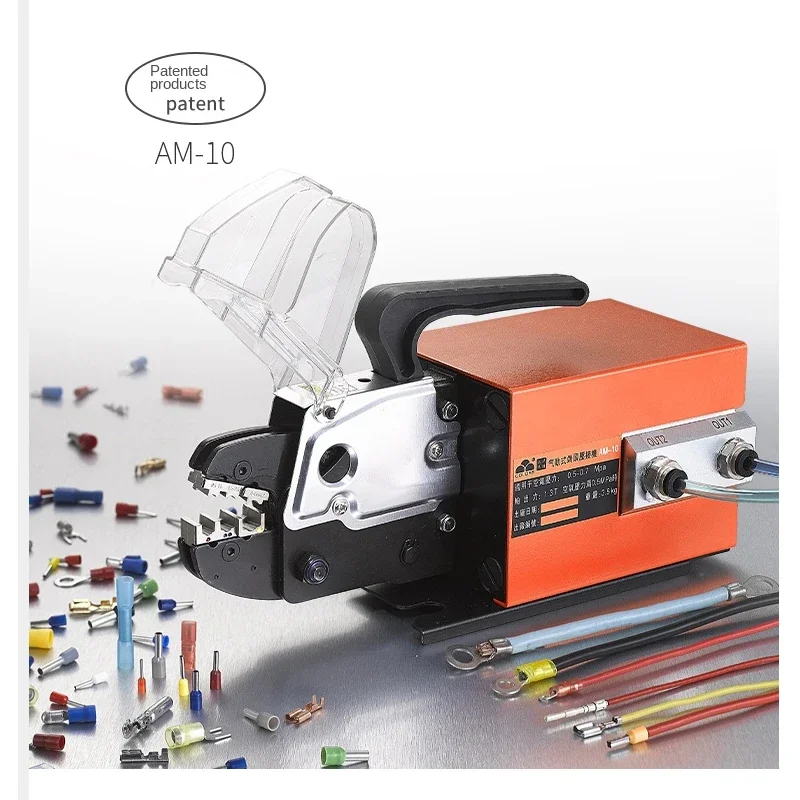 AM-10 mesin Crimping dinamis elektrik, mesin Terminal otomatis menekan dingin, Tang pengeriting