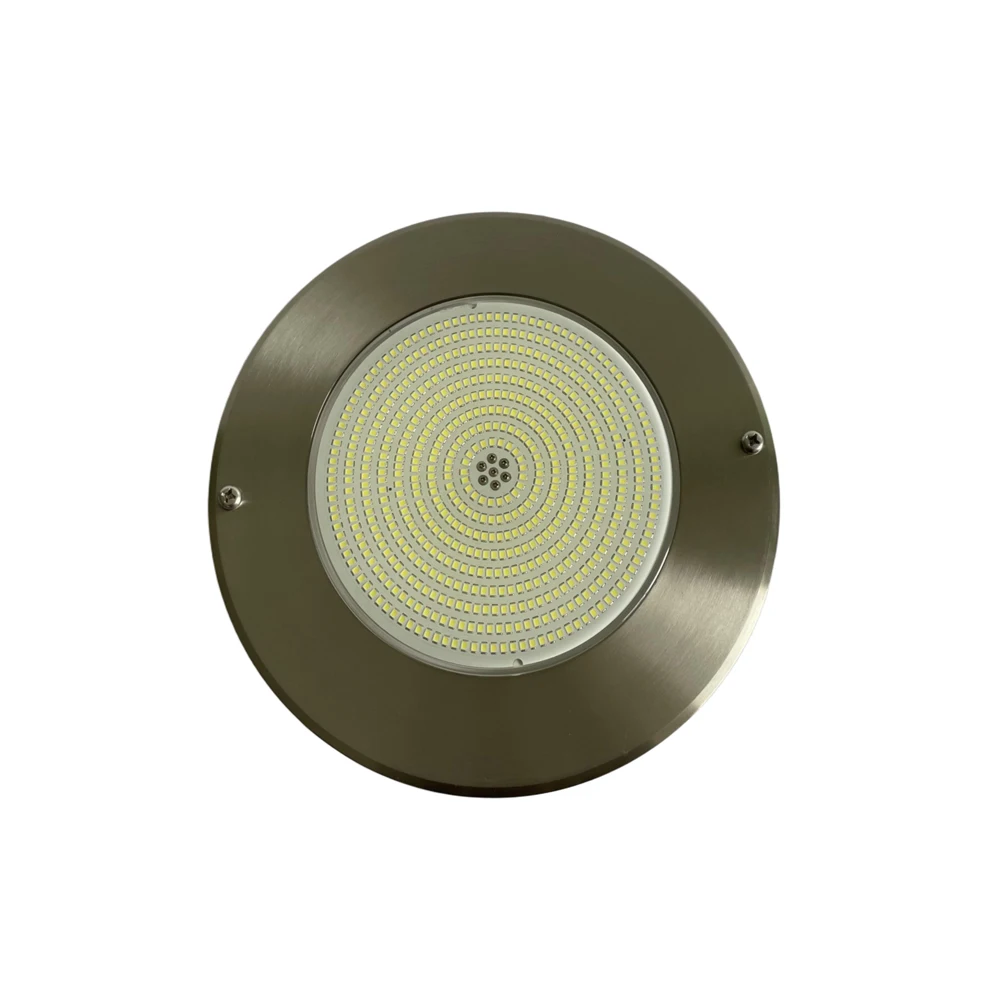 

Светодиодные светильники для бассейна 18W 30W 42W, корпус из нержавеющей стали 316 + пластиковый кронштейн, IP68, заполнение смолой, водонепроницаемые, RGB, холодный белый свет