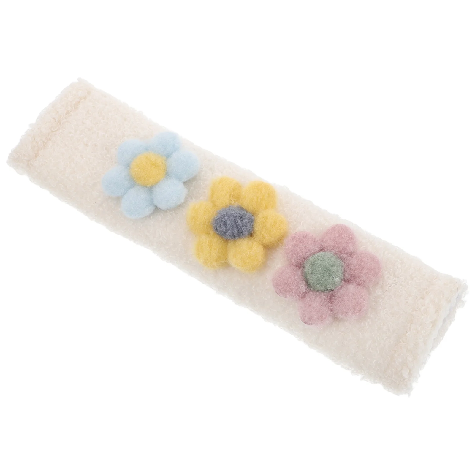 

Car Chair Protective Cover Decorative Seat Strap Covers Shoulder Pads AntiChafing Flower Design Easy Installation Durable