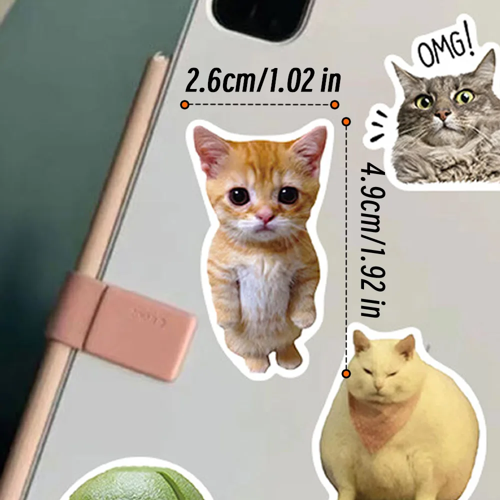 100/1000 قطعة مضحك لطيف القط ميمي الحيوانات ملصقات Kawaii الشارات سكرابوكينغ دفتر الأمتعة المحمول سكيت ملصق لعبة #2