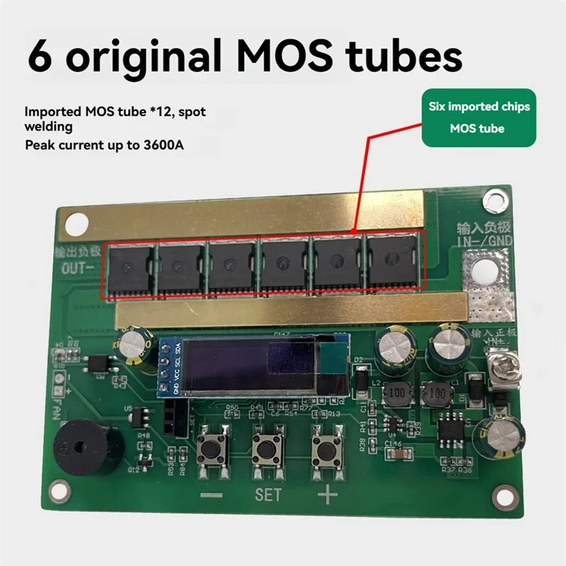 Classy-12V Spot Welder Module With Welding Pen Intelligent Spot Welder Control Board Set For Lithium Battery 18650