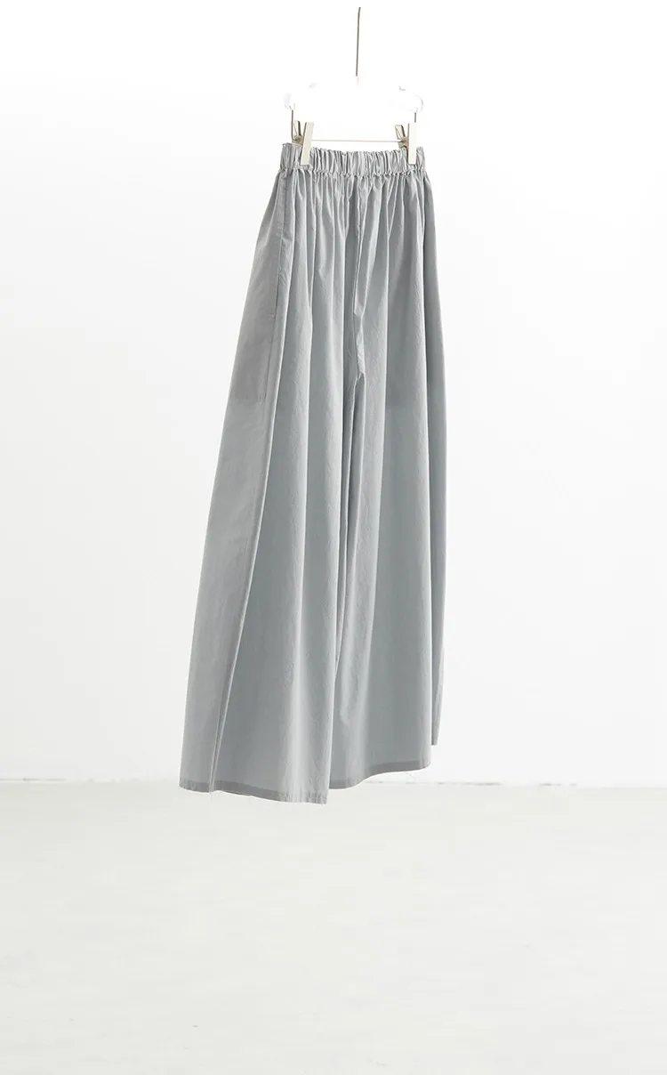 Plus-Size Summer A-Line Women's Wide-Leg Pants, Loose Thin Cropped Pants, Casual Carrot Pants