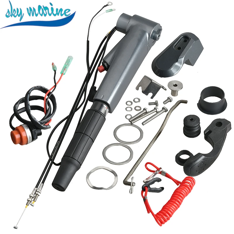 مقبض التوجيه عاصي 6AH-W0084 لياماها محرك خارجي 4-السكتة الدماغية F15 F20 15HP 20HP أجزاء محرك القارب 6AH-W0084 -00 6AHW0084