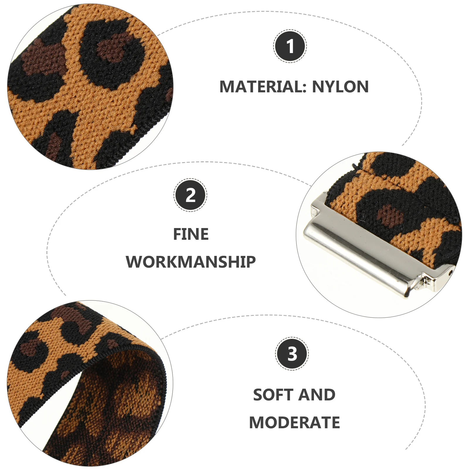 

Smart Watch Wrist Band Nylon Material Durable Comfortable Adjustable Size Suitable for Various Occasions and Exercises