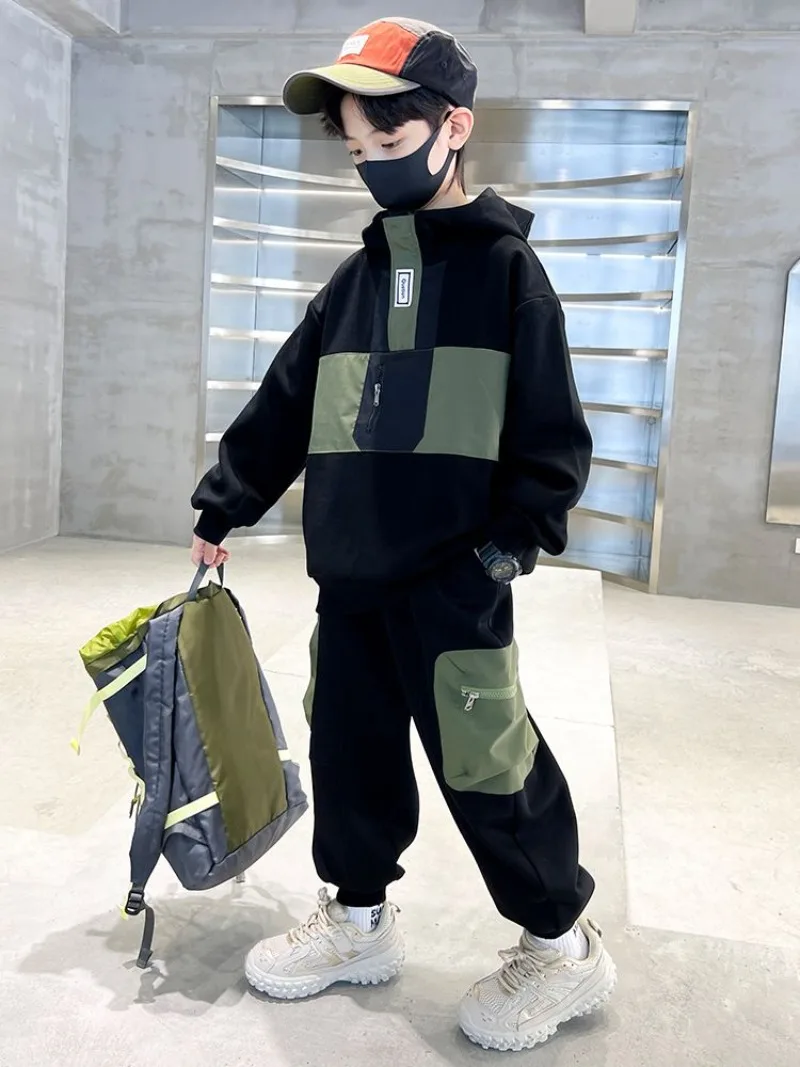 

Комплект толстовок, детская зимняя одежда, детская одежда для детей 4 лет, комплекты для мальчиков, детский верхний низ, осенний костюм для маленьких мальчиков