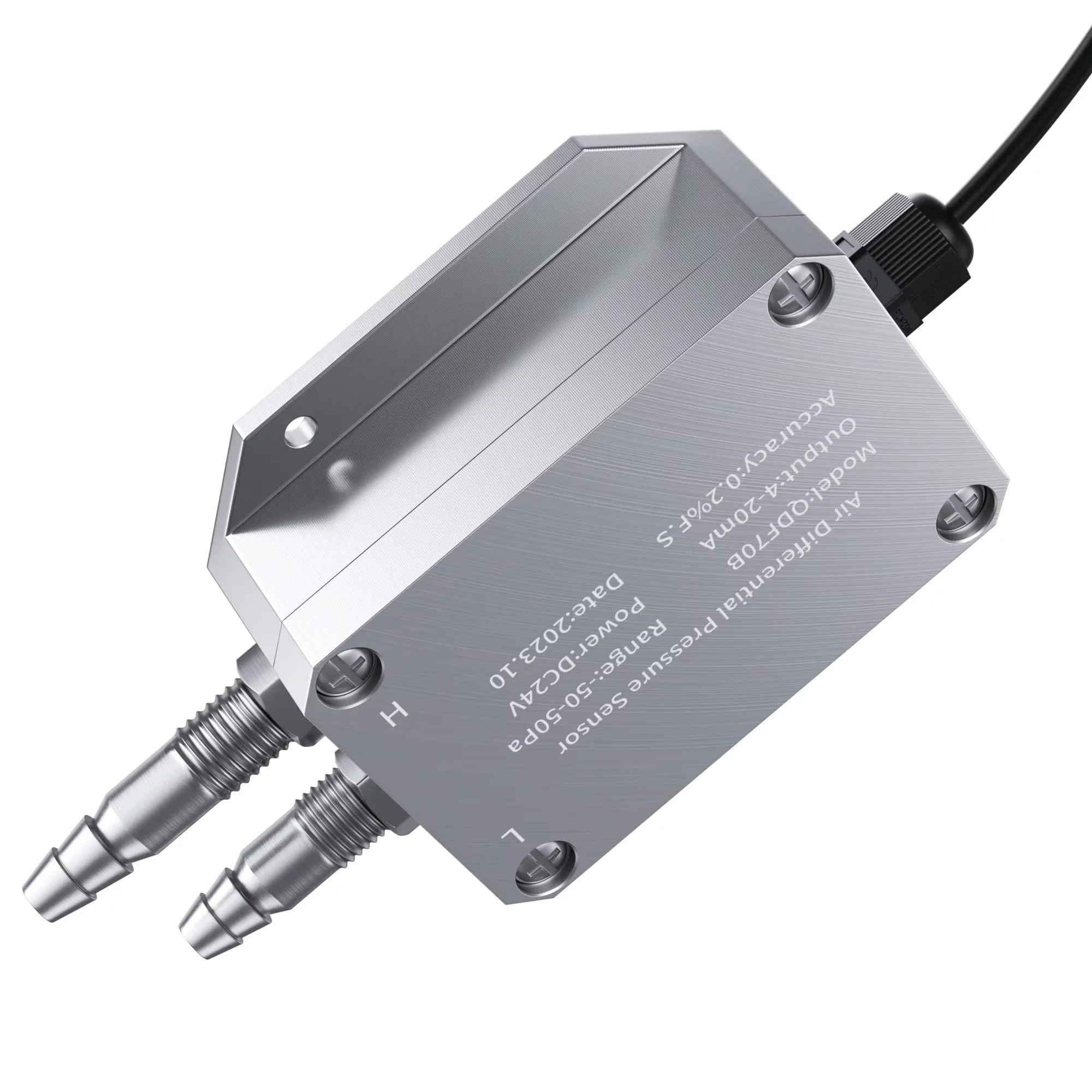 Micro Differential Pressure Transmitter Transducer 0-1Kpa 0-2Kpa 0-10Kpa Wind Air Differential Pressure Sensor 4-20mA 0-10V 0-5V