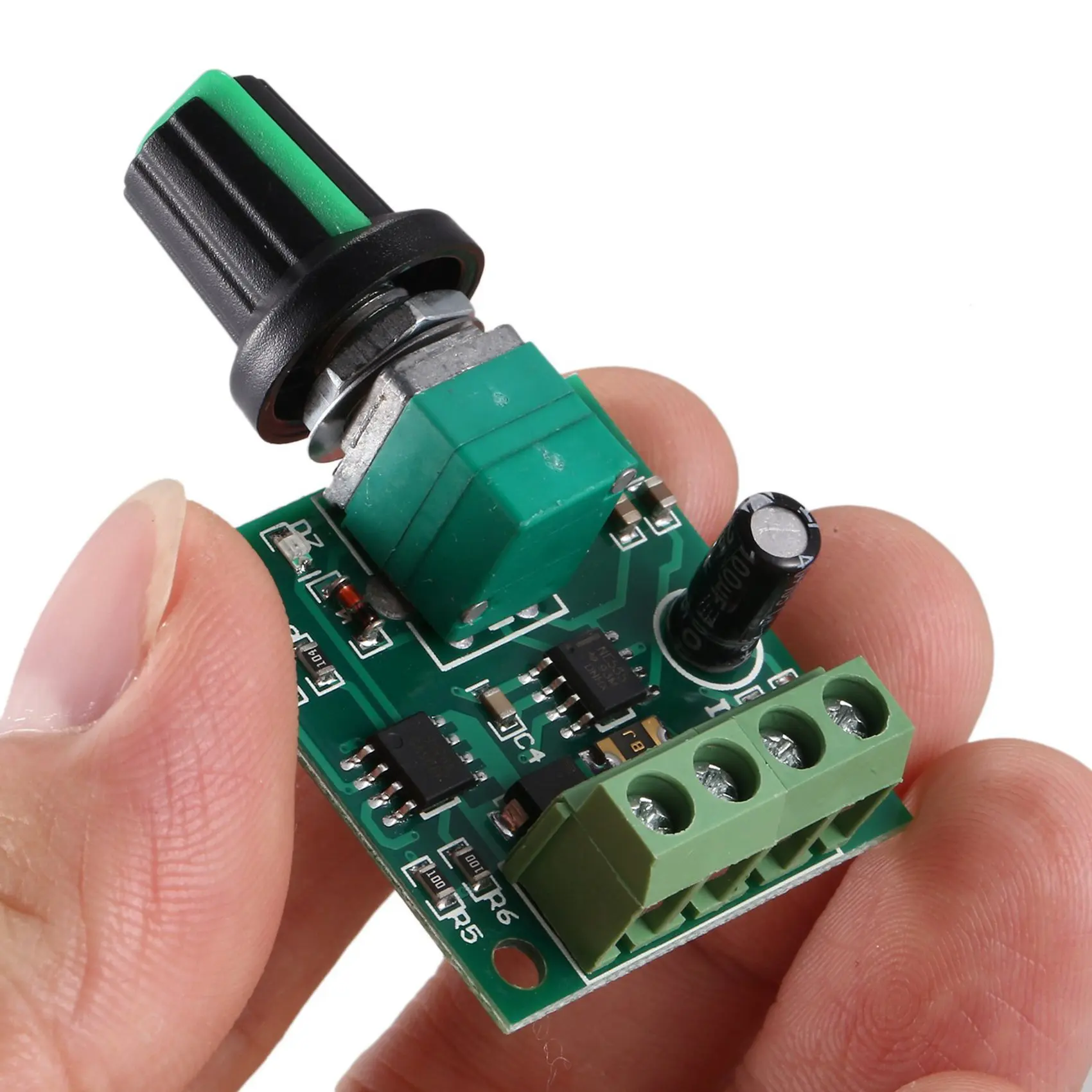 A84Z-3X Low Voltage DC PWM Motor Speed Controller Module 1.8V 3V-5V-6V 12V 2A