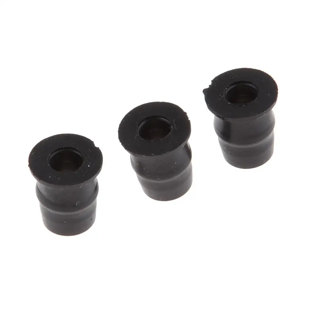 M5 Motorcycle Windscreen Rubber Well Nuts Black Flanged Sleeve Vibration Resistant Fairing Nut for Motorbike Accessories