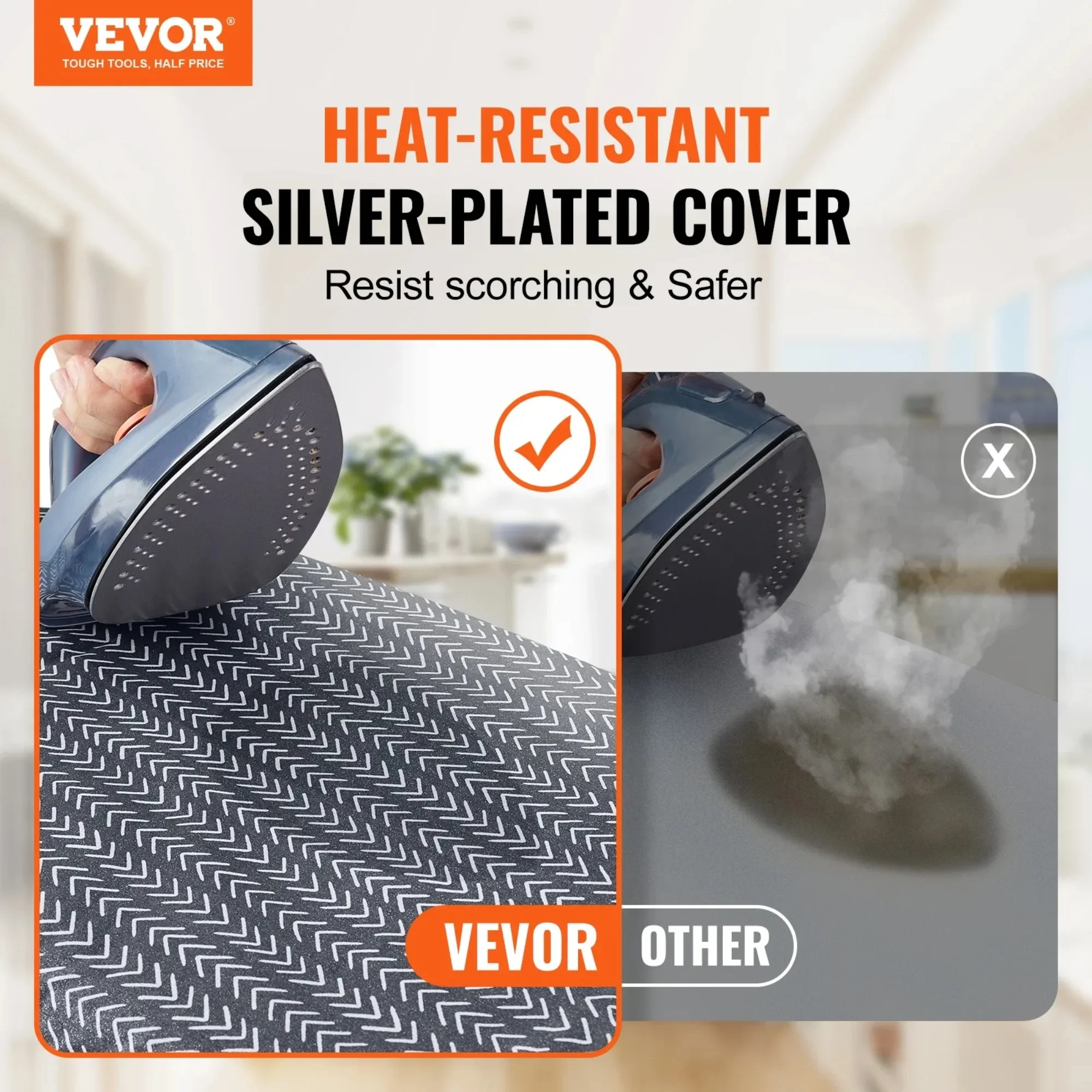 

Tabletop Ironing Board 23.4 x 14.4, Small Iron Board with Heat Resistant Cover and 100% Cotton Cover, Mini Ironing Board