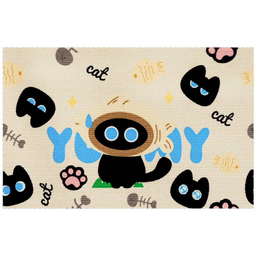 

Самоклеящийся коврик для кошачьих царапин, износостойкий, против царапин, коврик для лазания для кошек, защита настенного дивана, милый кошачий кошачий коврик для заточки лап