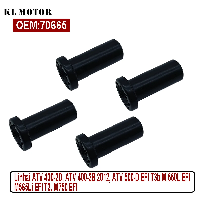 

4PCS Left Arm Rubber Bushion Arm Bushing for Linhai 400 LH40DA 500 M550 M550L M565LT 570 M570L M750L 70665