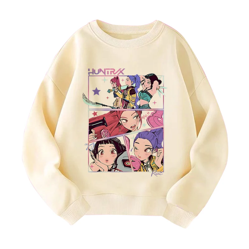 Забавная толстовка с круглым вырезом в стиле манга