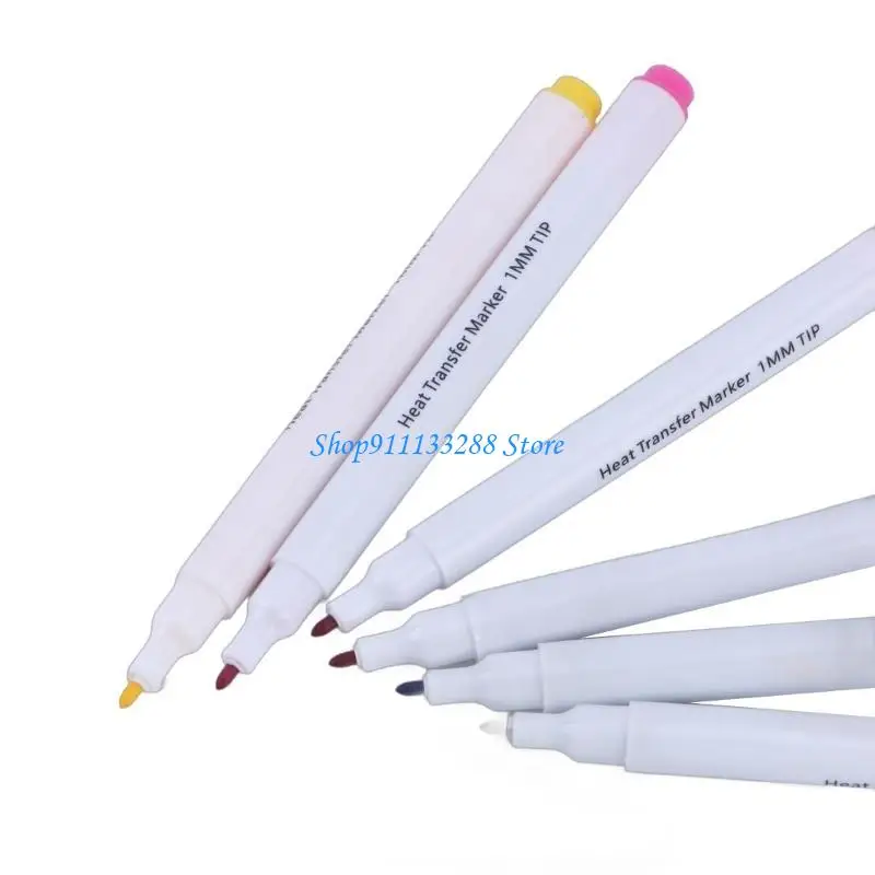 

G88D 12 Colors Heat Transfer Markers Sublimation Markers Drawing Markers 0.5mm/1mm/2.0mm Tip Sublimation Pen for Crafting
