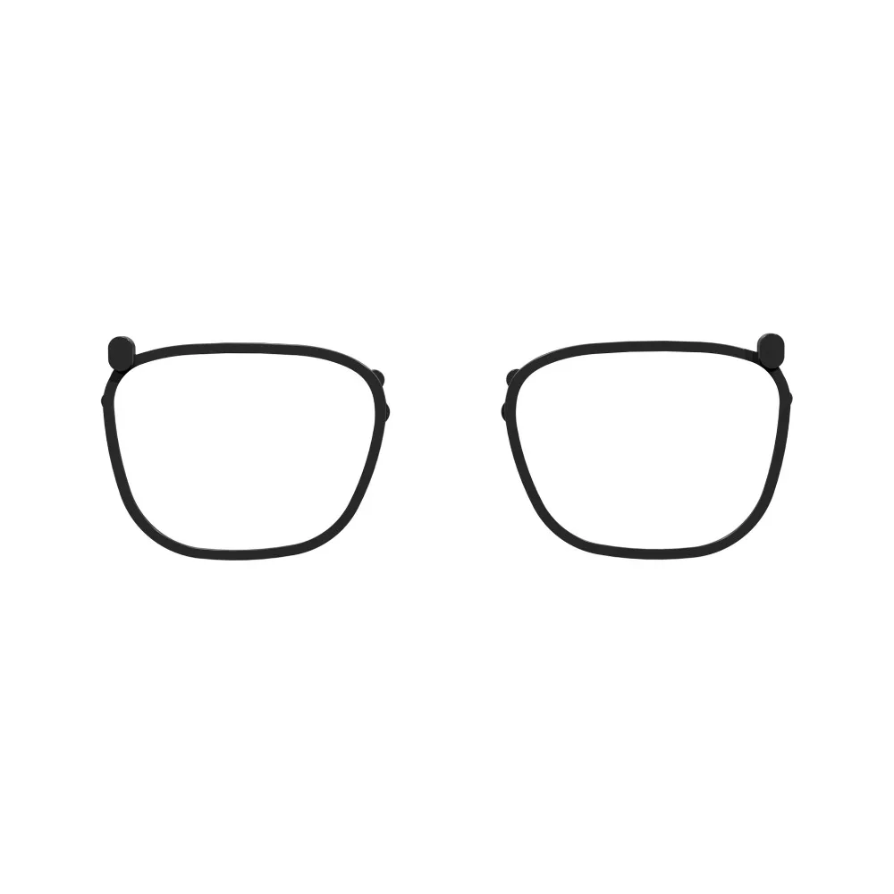 

Magnetic AI Glasses Frame No Lenses Smart Accessories Eyeglass Frame Black Anti-Blue Light Glasses for Rokid Glasses