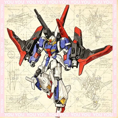 

Конструктор Bandai Gundam HG 1/144 Lightning Z Gundam: Аниме-фигурка, коллекционная модель, игрушка для мальчиков, подарок