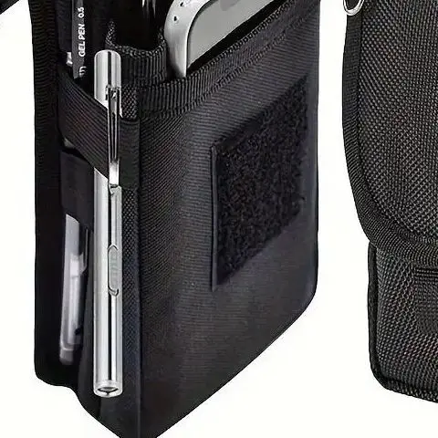 Mobile Phone Bag Casual Waist Bag Pen Insertion Bag Flip Top Mobile Phone Waist Hanging Bag Waist Bag Mobile Phone