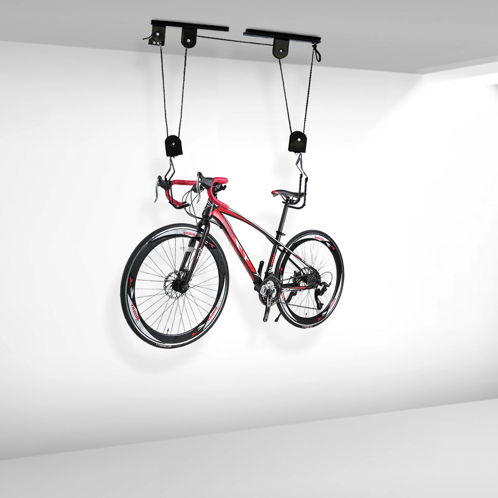 Bicycle crane rack Parking rack hanging wall rack Mountain bike hanger hanging hook display rack