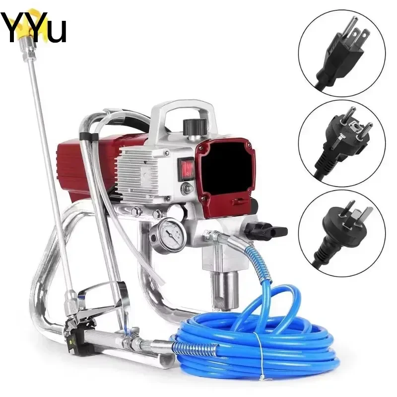 for High Pressure Airless Paint Sprayer Lithium Battery Rechargeable Tank Type Spray Gun for Latex Paint Stain Wall Ceiling