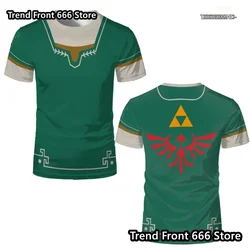 Zelda Hot Game RPG Costume Kids And Mens T shirt 3D Prited Children's Crewneck T-shirt Boys Girls Short Sleeve Casual Tees