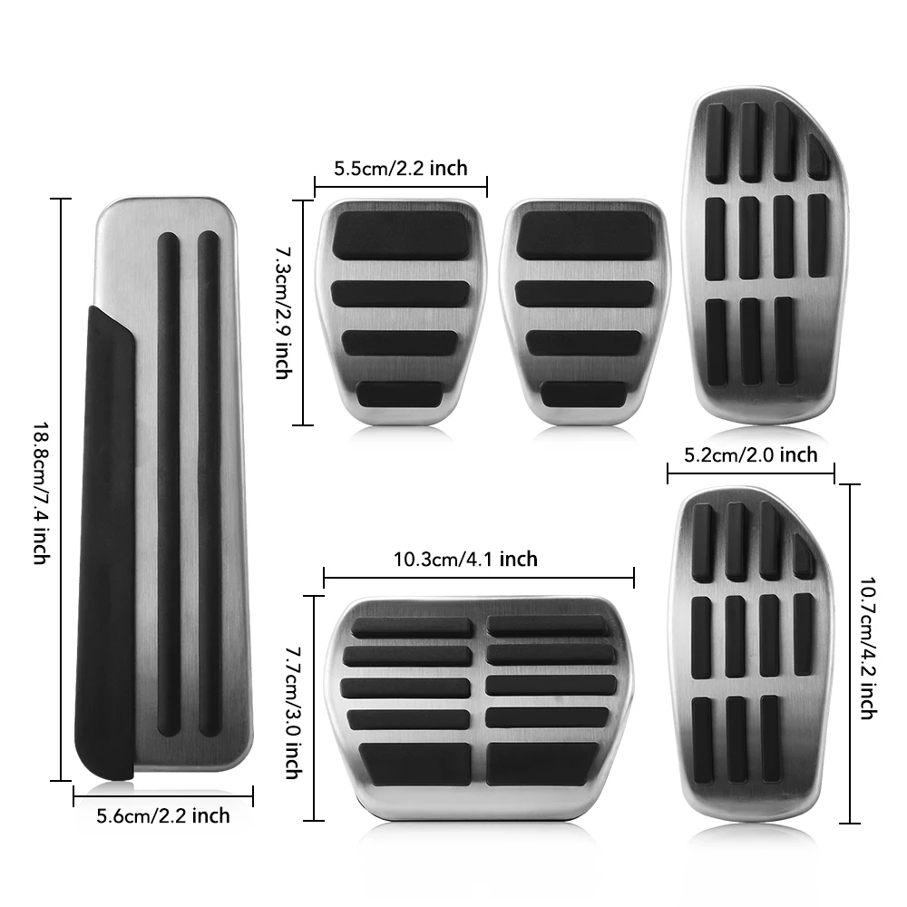 Car Pedals For Nissan Xtrail Rogue T32 Qashqai Sport J11 Kicks For Renault Koleos Kadjar Samsung QM6 Gas Brake Pedal Cover
